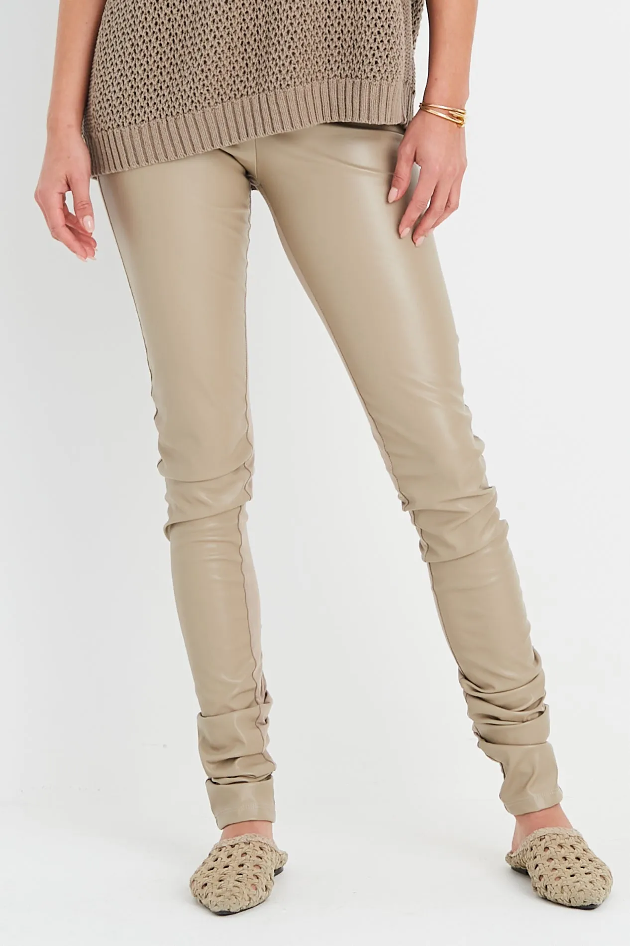 Vegan Leather Sexy Leggings