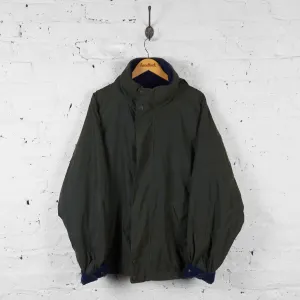 Vintage Nautica Reversible Jacket And Fleece - Navy/Khaki - L